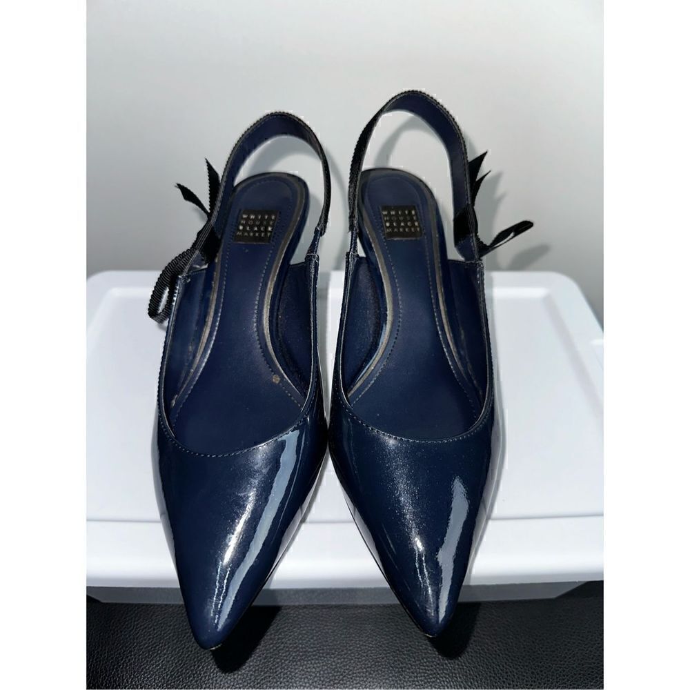 White House black market slingback heels 